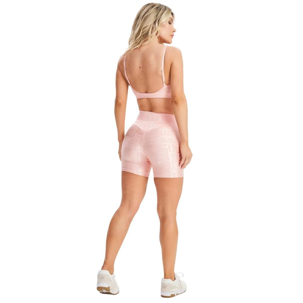 Shorts-Let-s-Gym-Velvet-Name-|-Feminino Shorts-Let-s-Gym-Velvet-Name-|-Feminino